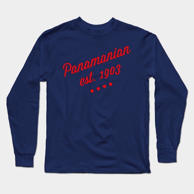 Panamanian Long Sleeve T-Shirt by MessageOnApparel